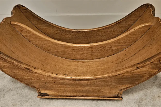 wooden cheese cradle